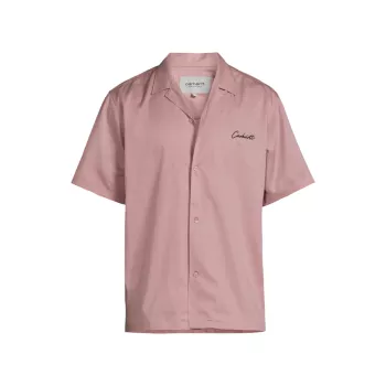 Delray Cotton-Blend Camp Shirt Carhartt WIP