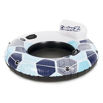 Bestway Coolerz Rapid Rider 53 Inch Inflatable Pool River Raft Tube Float, Blue Bestway