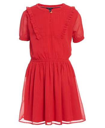 Красное платье с круглым вырезом для девочек для малышей Tommy Hilfiger
