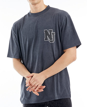 Мужская футболка NJ в винтажном стиле NANA jUDY