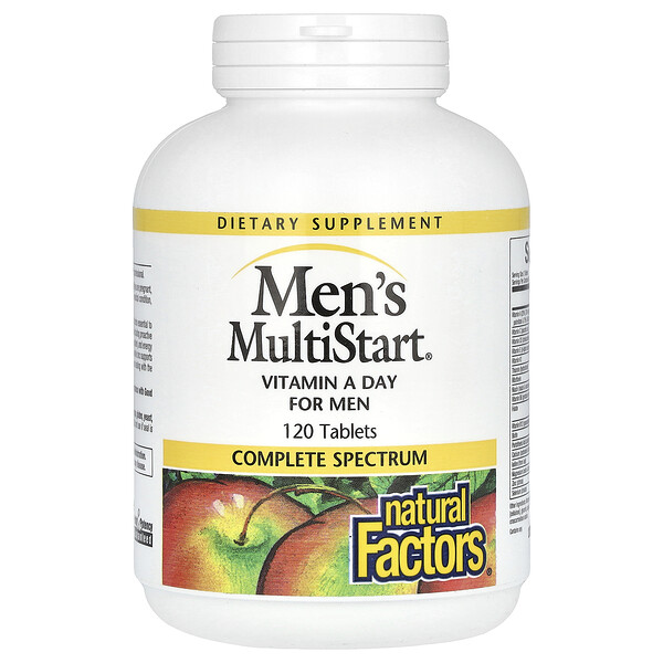 Мультивитамины для мужчин - 120 таблеток - Natural Factors Natural Factors