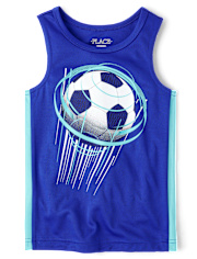 Boys Soccer Mesh  Performance Muscle Tank Top The Children`s Place