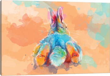 Bunny Butt от Flo Art Studio, 18 x 12 дюймов ICanvas