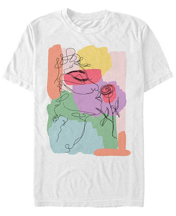 Мужская футболка с короткими рукавами и круглым вырезом Drawn Smell Roses FIFTH SUN