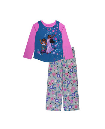 Little Girls Encanto T-shirt and Pajama, 2 Piece Set Encanto