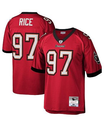 Мужская футболка Simeon Rice Red Tampa Bay Buccaneers Legacy Replica Mitchell & Ness