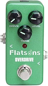 Guitar Mini Effects Pedal Over Drive Warm and Natural Tube Overdrive Effect Sound Processor Portable Accessory for Guitar and Bass Exclude Power Adapter FOD3 Flatsons