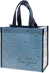 Karma Reusable Gift Bags - Tote Bag and Gift Bag with Handles - Perfect for Birthday Gifts and Party Bags RPET 1 Bee Medium Karma