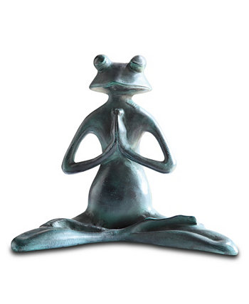 Садовая скульптура медитирующей лягушки-йоги SPI