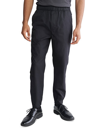 Men's Tech Slim-Fit Solid Drawstring Pants Calvin Klein