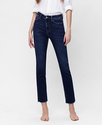 Женские узкие прямые джинсы стрейч с очень высокой посадкой и сверхвысокой посадкой VERVET