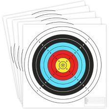 50 Pack Bullseye Large Paper Shooting Range Targets (10 Rings, 17 x 17 In) Okuna Outpost