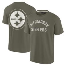 Unisex Fanatics Signature Olive Pittsburgh Steelers Elements Super Soft Short Sleeve T-Shirt Fanatics Signature