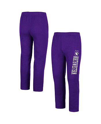 Мужские фиолетовые флисовые брюки Northwestern Wildcats Colosseum