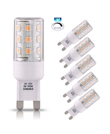 LED-G9-5Tdm-30-6 G9 5W Светодиодные лампы с регулируемой яркостью, набор из 6 шт. Artiva USA