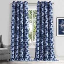 Dainty Home Interlock 100% Blackout Thermal Insulated Grommet Single Curtain Panel Dainty Home