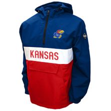 Мужской пуловер-анорак Kansas Jayhawks Alpha Anorak Club Franchise Club