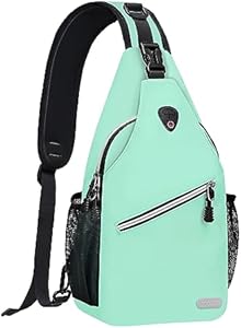 Рюкзак для походов MOSISO Sling Backpack, многофункциональная сумка через плечо для путешествий, армейский зеленый, средний Mosiso