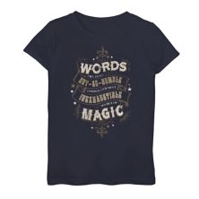 Девочки 7–16 лет Гарри Поттер & # 34; Слова - неиссякаемый источник магии & # 34; Тройник Harry Potter