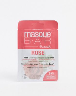 Masque Bar Naturals Тканевая маска с розой MasqueBAR