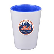 New York Mets 2oz. Inner Color Ceramic Cup The Memory Company