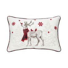 Прямоугольная рождественская декоративная подушка C&F Home Frosty Deer C&F Home