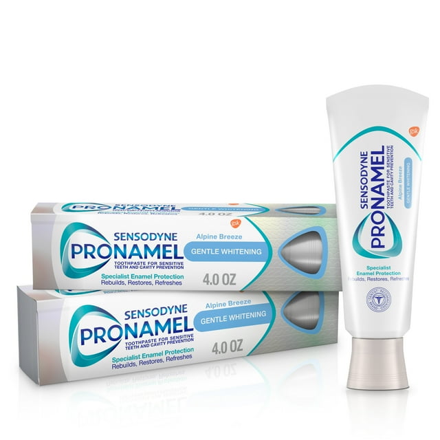 Sensodyne Pronamel Gentle Whitening Sensitive Toothpaste, Alpine Breeze, 4 Oz, 2 Pack Sensodyne Pronamel