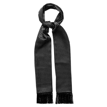 Шелковый шарф в горошек Eton