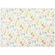 Sparkle and Bash Paper Placemats for Table, Floral Placemats (14 x 10 in, 50 Pack) Sparkle and Bash