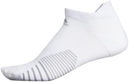 adidas Unisex-Adult Running Tabbed No Show Socks (1-Pair) Adidas