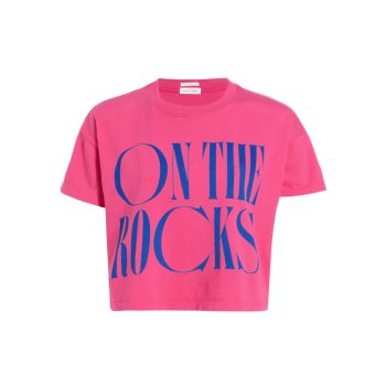The Grab Back Cropped Graphic T-Shirt MOTHER