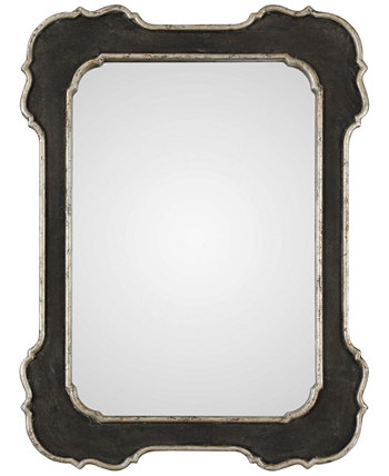 Беллано Состаренное зеркало в черной раме Uttermost