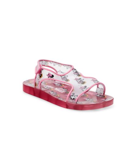 Прозрачные сандалии на плоской подошве Aquamic Minnie Mouse для девочки Mini Melissa