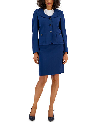 Женский пиджак с изогнутым воротником и юбкой-карандаш на пуговицах спереди Nipon Boutique