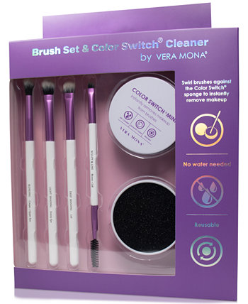 5-Pc. Brushes &amp; Color Switch Cleaner Set Vera Mona