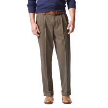 Комфортные эластичные брюки цвета хаки с манжетами и манжетами для мужчин Dockers® свободного кроя Dockers