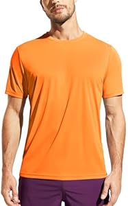 Haimont Men's Athletic Running Shirts Quick Dry Short Sleeve UPF 50+ Sun Protection UV Fishing Hiking Workout T-Shirts Haimont