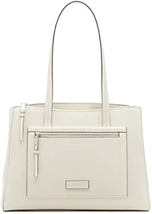 Calvin Klein Women's Hadley Tote Bag – 2 in 1, Vegan Leather, 5 Pockets Calvin Klein