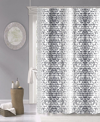 Optic 100% Cotton Shower Curtain, 72" x 70" Dainty Home