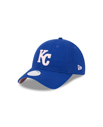 Women's Royal Kansas City Royals 2024 Mother's Day 9TWENTY Adjustable Hat New Era