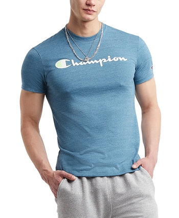 Мужская футболка Powerblend с короткими рукавами и графическим логотипом Champion