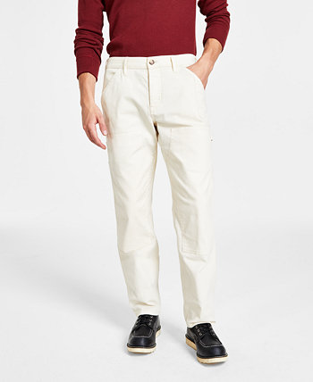 Men's Workwear Straight-Fit Garment-Dyed Tapered Carpenter Pants, Created for Macy's Sun & Stone