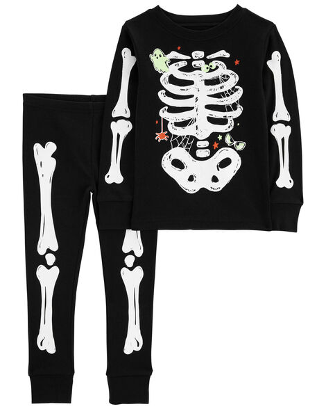 Детские пижамы Carter's Baby 2-Piece Halloween Skeleton 100% Snug Fit Cotton Carter's