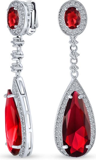 Серьги-капли из стерлингового серебра с эффектными подвесками Bling Jewelry