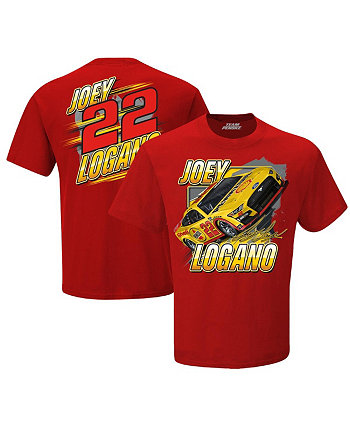 Мужская красная футболка Joey Logano Blister Team Penske