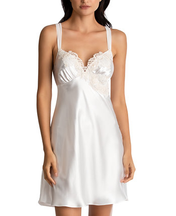 Украшенная свадебная атласная ночная сорочка Sonya Linea Donatella