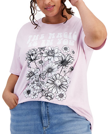 Plus Size The Magic Is In You Graphic T-Shirt Rebellious One