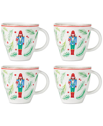 Nutcracker Mugs, Set of 4 Lenox