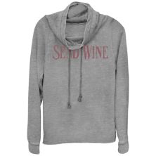 Plus Size Send Wine Graphic Pullover Unbranded