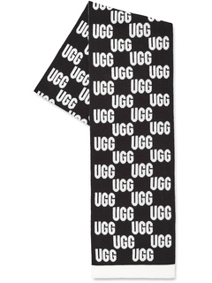 Клетчатый шарф UGG с логотипом UGG